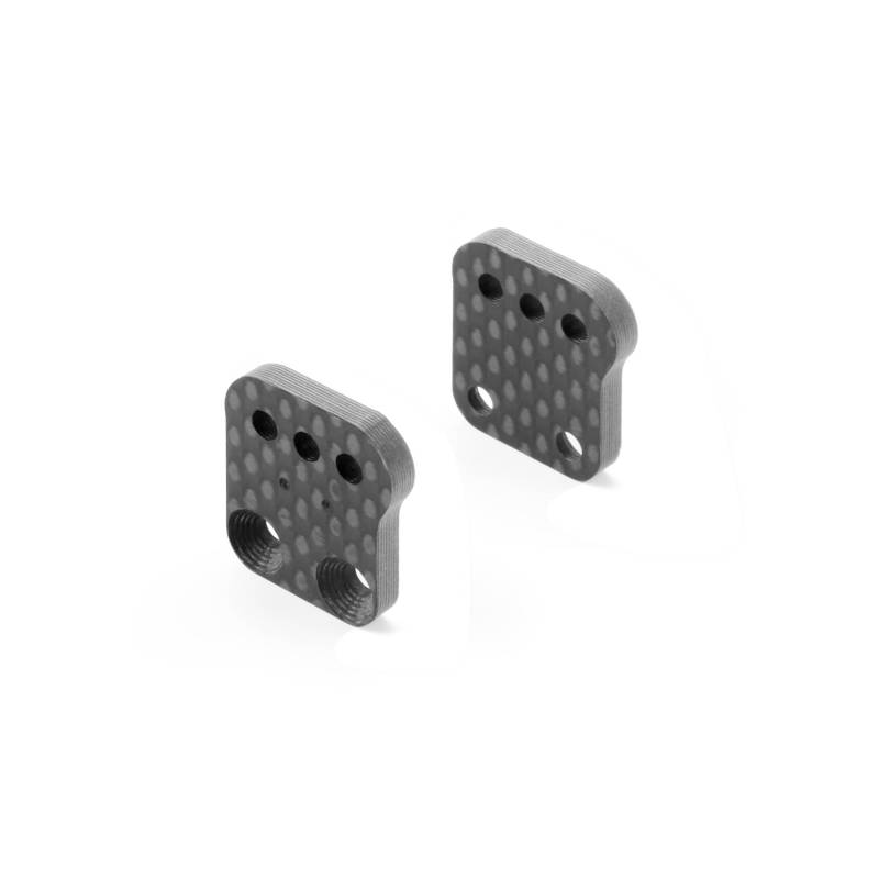 GRAPH. EXTENSION ALU REAR UPRIGHT - 2MM -2 DOTS (1+1) - XRAY - 353396 GRAPH. EXTENSION ALU REAR UPRIGHT - 2MM -2 DOTS (1+1) - XRAY - 353396
