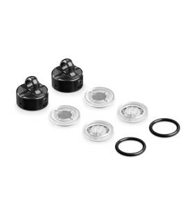 XB8 MULTI ADJ. 3-IN-1 ALU SHOCK CAP + MEMBRANES (2) - XRAY