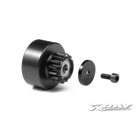 ALU LABYRINTH DUST COVER FOR CLUTCH BELL - 358520 - XRAY