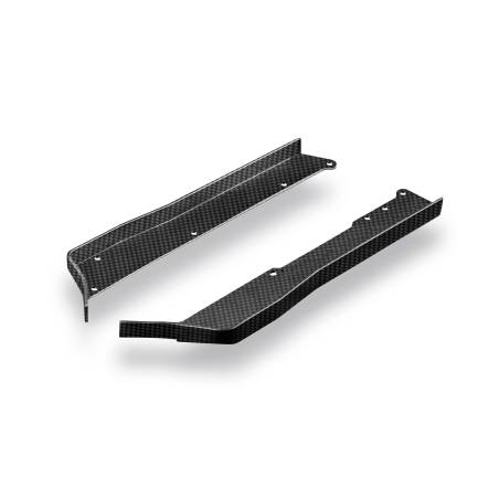XB4 CARBON FIBER CHASSIS SIDE GUARD L+R - V2 - XRAY - 361276