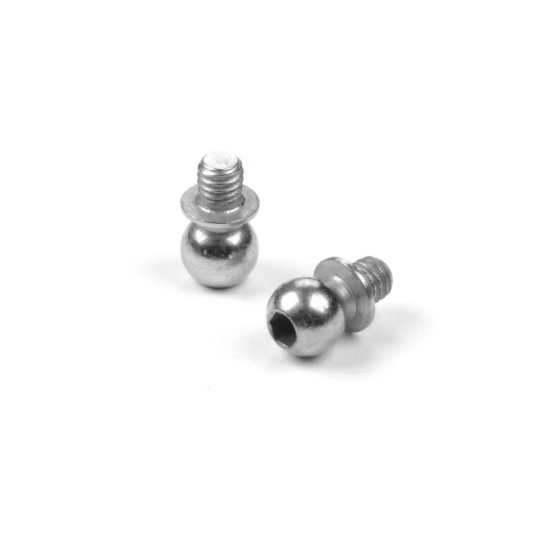 BALL END 4.9MM WITH THREAD 3MM (2) - XRAY - 362647 BALL END 4.9MM WITH THREAD 3MM (2) - XRAY - 362647