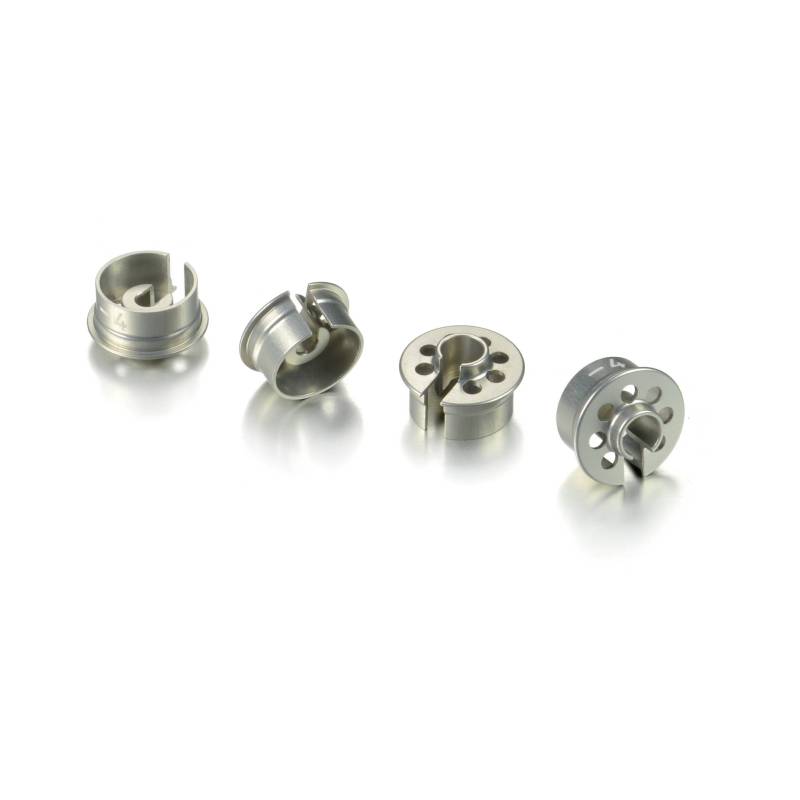 ALU SHOCK SPRING RETAINING COLLAR -4MM (4) - XRAY - 368023 ALU SHOCK SPRING RETAINING COLLAR -4MM (4) - XRAY - 368023