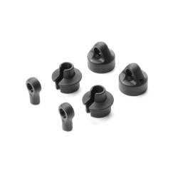 COMPOSITE SHOCK PARTS FOR 2 SHOCKS - BIG BORE - XRAY - 368013