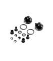 ALU SHOCK CAP-NUT WITH VENT HOLE - BIG BORE (2) - XRAY