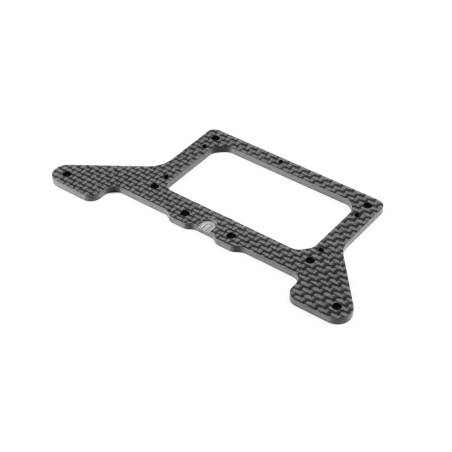 X12'23 GRAPHITE REAR POD LOWER PLATE 2.5MM  - XRAY - 371164