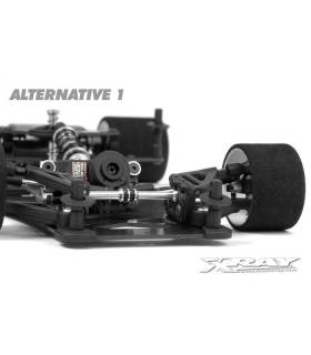 FRONT ALU. ACTIVE BRACE - SET - XRAY