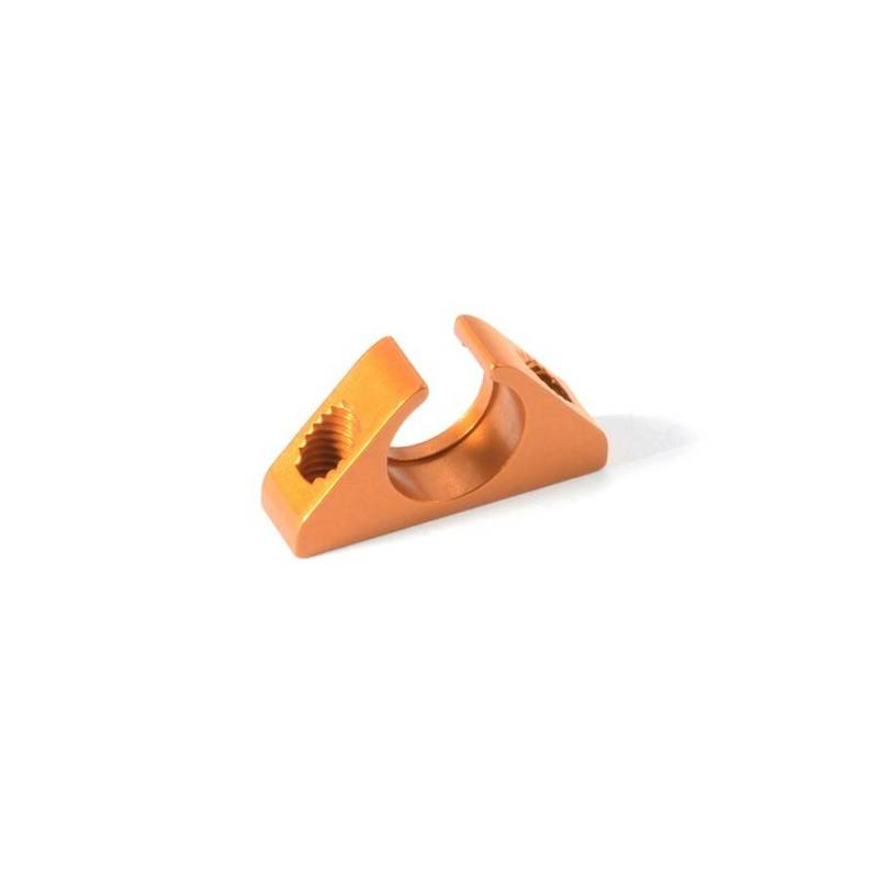 X1 ALU BALL-BEARING ANTI-ROLL BAR HOLDER - ORANGE - XRAY