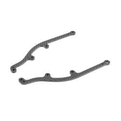 X1'24 SIDE BRACE - GRAPHITE 2.5MM (2) - XRAY - 376332