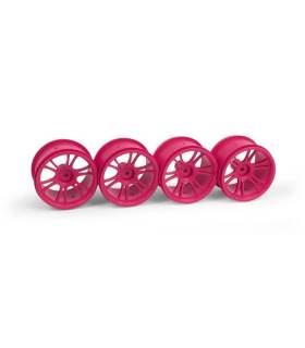 XRAY M18MT STARBURST WHEELS - PINK (4) - XRAY