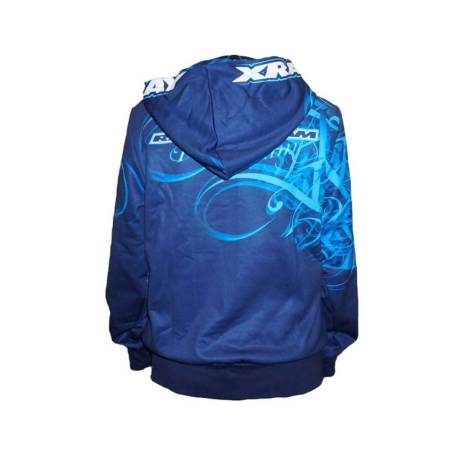 XRAY SWEATER HOODED - HD GRAPHICS - BLUE (L) - XRAY