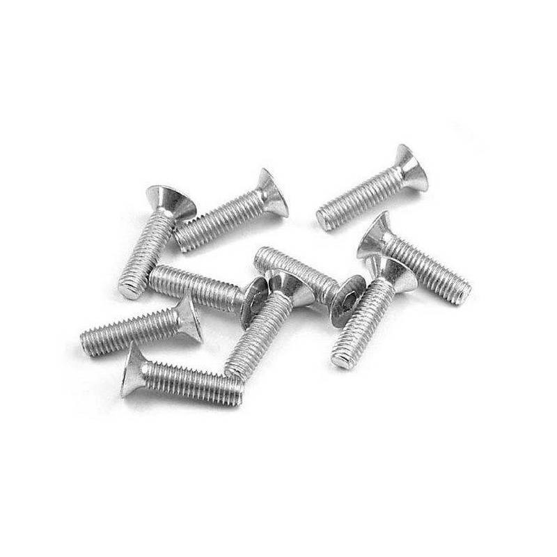 HEX SCREW SFH M3x12 - SILVER (10) - 904312 - XRAY HEX SCREW SFH M3x12 - SILVER (10) - 904312 - XRAY