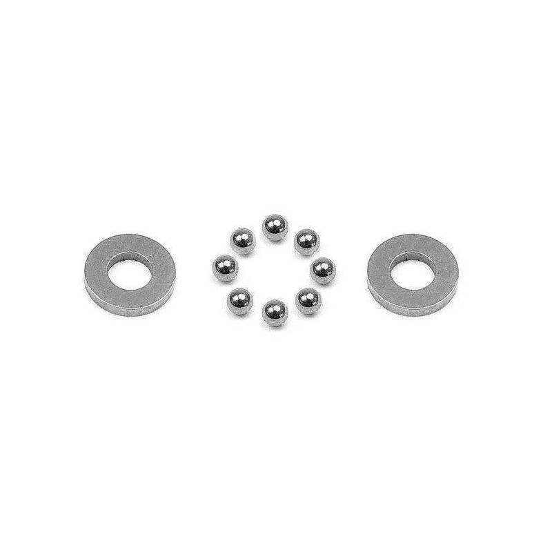 CARBIDE BALL-BEARING AXIAL 2.5x5.4x0.8 - XRAY CARBIDE BALL-BEARING AXIAL 2.5x5.4x0.8 - XRAY