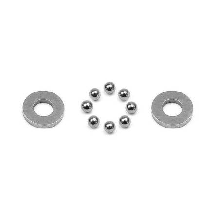 CARBIDE BALL-BEARING AXIAL 2.5x5.4x0.8 - XRAY