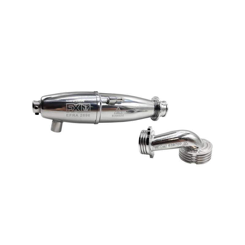 MUFFLER 2.1cc TOURING - EFRA 2696 + MANIFOLD - SHORT - FX - 639550 MUFFLER 2.1cc TOURING - EFRA 2696 + MANIFOLD - SHORT - FX - 639550