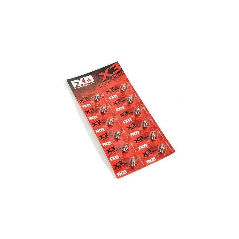 GLOW PLUG - X3 (12) - FX GLOW PLUG - X3 (12) - FX
