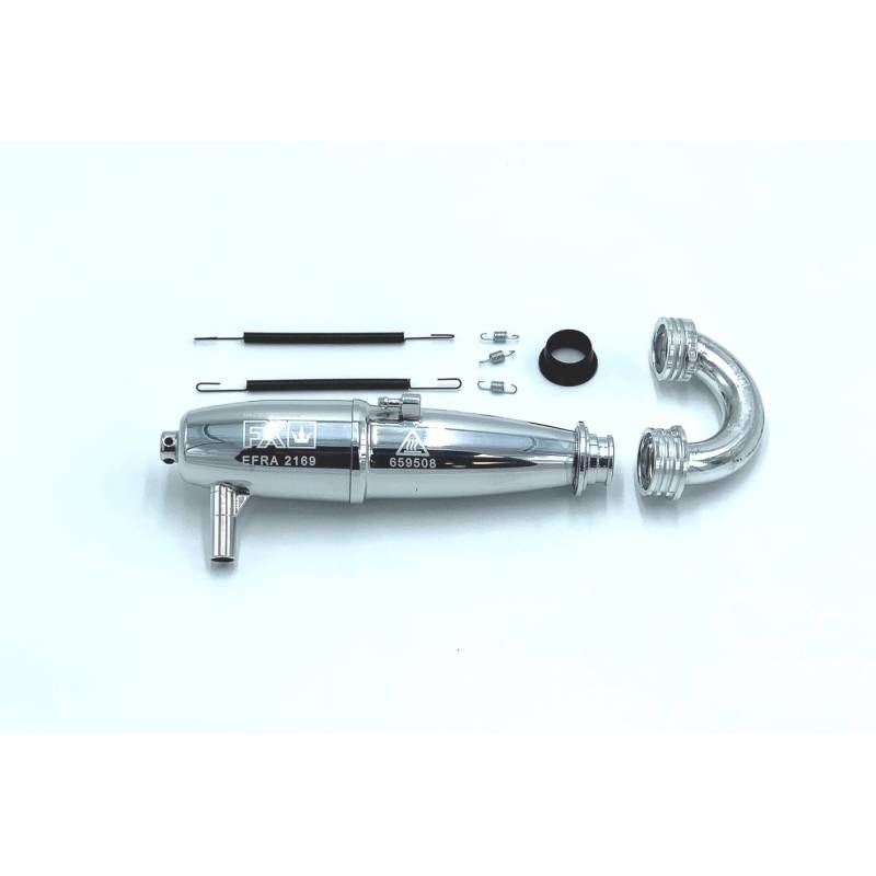 MUFFLER 3.5cc OFF-ROAD - EFRA 2169 + MANIFOLD - MEDIUM - FX MUFFLER 3.5cc OFF-ROAD - EFRA 2169 + MANIFOLD - MEDIUM - FX