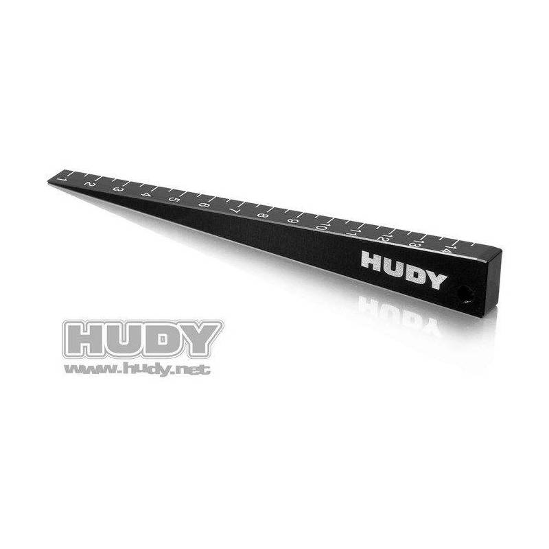 CHASSIS RIDE HEIGHT GAUGE 0 MM TO 15 MM (BEVELED) - HUDY CHASSIS RIDE HEIGHT GAUGE 0 MM TO 15 MM (BEVELED) - HUDY