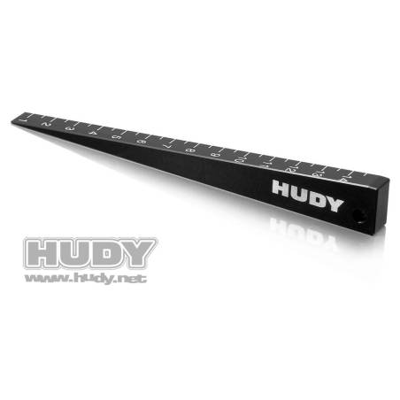 CHASSIS RIDE HEIGHT GAUGE 0 MM TO 15 MM (BEVELED) - HUDY