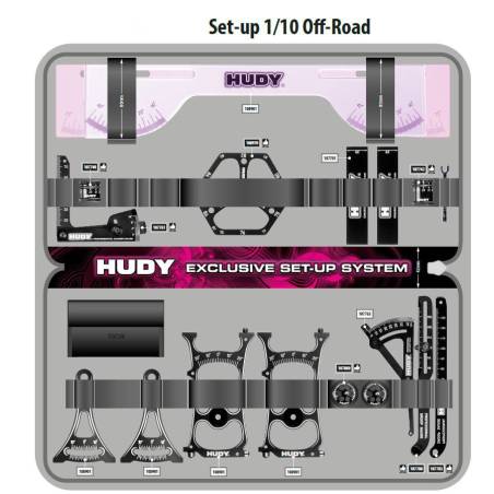 HUDY SET-UP BAG FOR 1/10 & 1/8 OFF-ROAD CARS & GT - HUDY
