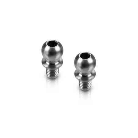 TITAN BALL STUD D 4.9 / L 4 / S 3.5 / 2mm HEX (2) - HUDY