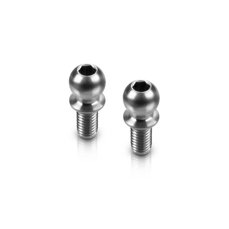 TITAN BALL STUD D 4.9 / L 6 / S 3.5 / 2mm HEX (2) - HUDY TITAN BALL STUD D 4.9 / L 6 / S 3.5 / 2mm HEX (2) - HUDY