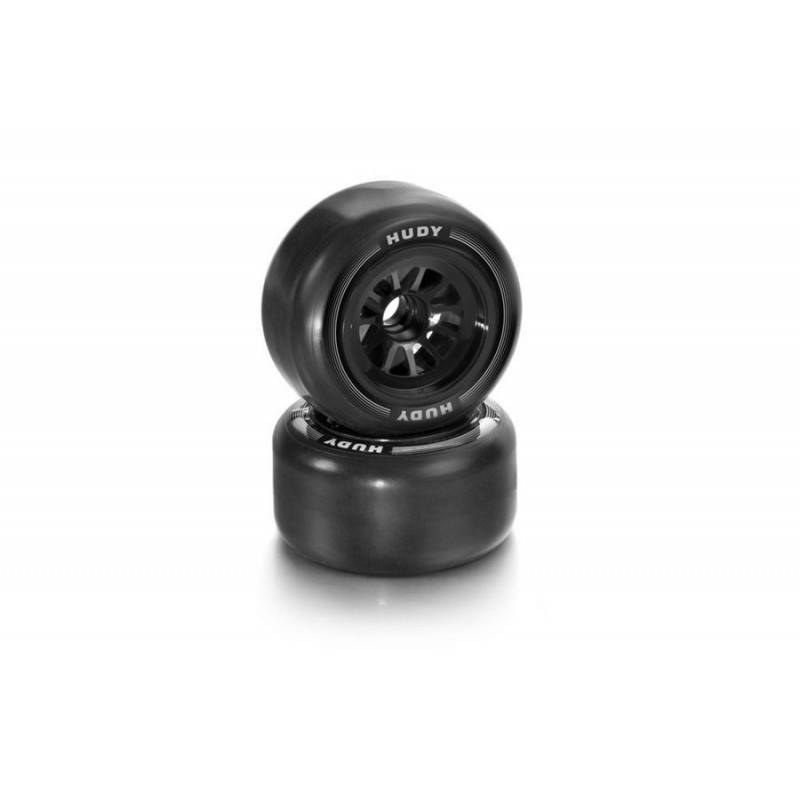 HUDY 1/10 FORMULA RUBBER TIRE - FRONT (2) - 803072 - HUDY HUDY 1/10 FORMULA RUBBER TIRE - FRONT (2) - 803072 - HUDY