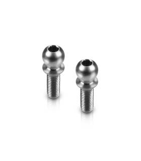 TITAN BALL STUD D 4.9 / L 8 / S 3.5 / 2mm HEX (2) - HUDY