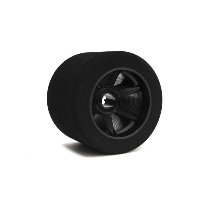 Pair of rear tyres 1/8 Humid on carbon rims - HOT RACE Pair of rear tyres 1/8 Humid on carbon rims - HOT RACE