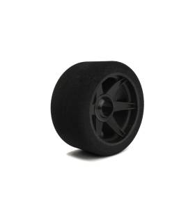 Pair of front tyres 1/8 69mm Shore 42 on carbon rims. - HOT RACE