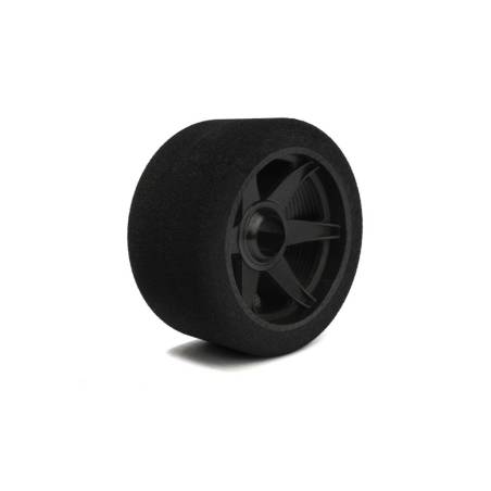 Pair of front tyres 1/8 69mm Shore 42 on carbon rims. - HOT RACE