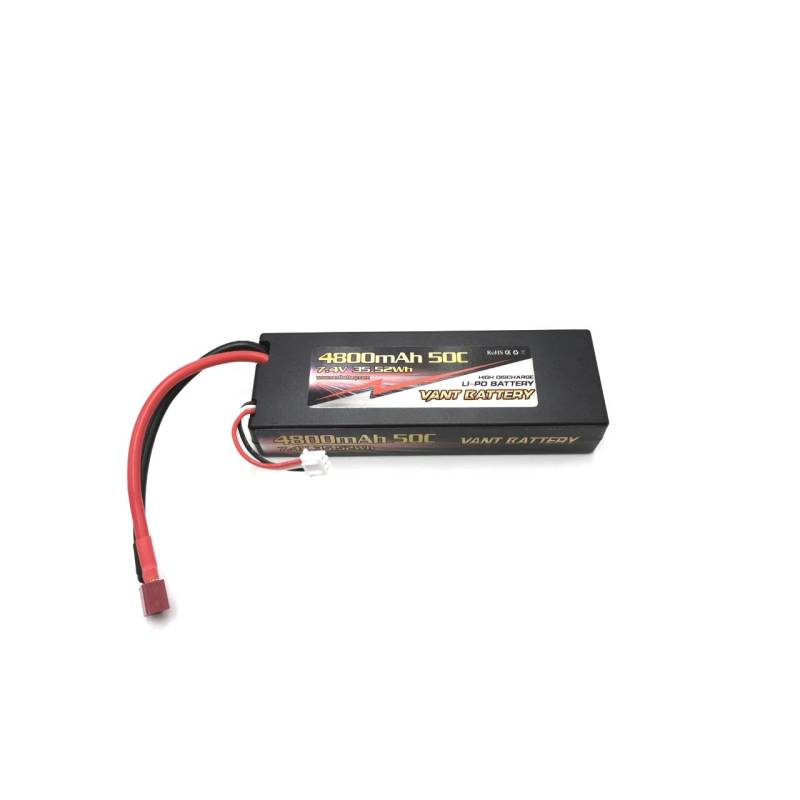 Lipo battery 7.4V 50C 4800mah 2S Stick Dean - VANT - V0201 Lipo battery 7.4V 50C 4800mah 2S Stick Dean - VANT - V0201