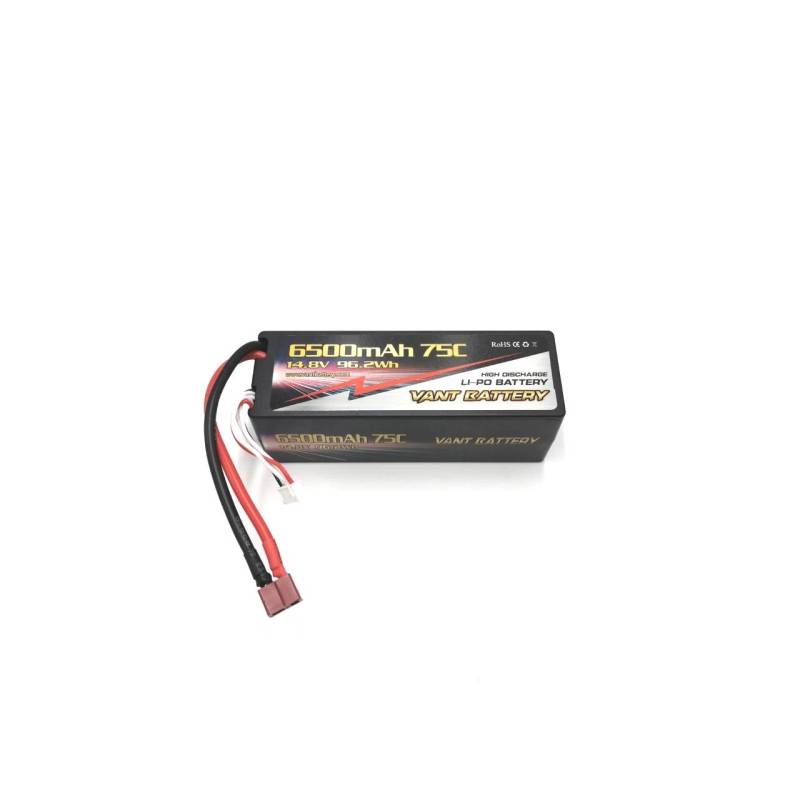 Lipo battery 14.8V 75C 6500mah 4S Stick Dean - VANT - V0400 Lipo battery 14.8V 75C 6500mah 4S Stick Dean - VANT - V0400