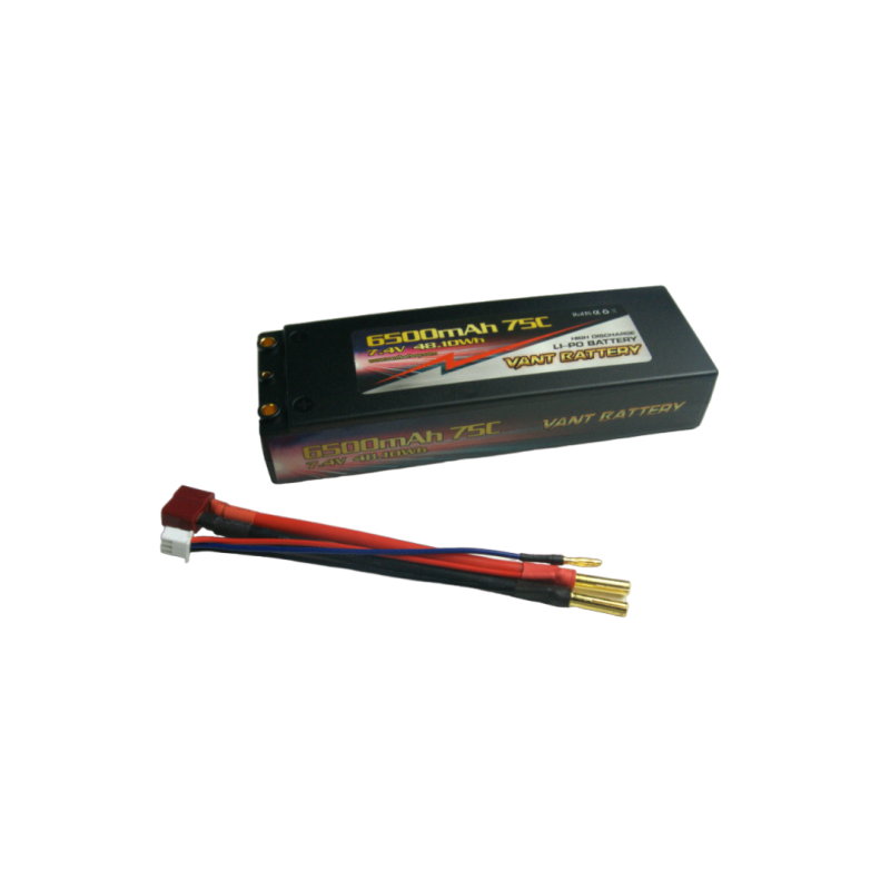 Lipo battery 7.4V 75C 6500mah 2S Stick PK4 - VANT - V0205 Lipo battery 7.4V 75C 6500mah 2S Stick PK4 - VANT - V0205
