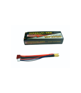 Lipo battery 7.6V 100C 8000mah 2S Stick PK4 - VANT