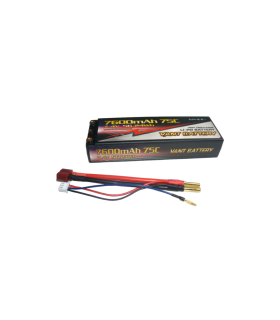 Lipo battery 7.4V 75C 7600mah 2S Stick PK4 - VANT