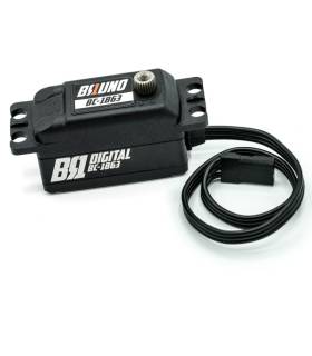 Long Wire BRUNO Low Profile Brushless Servo - BRUNO RC