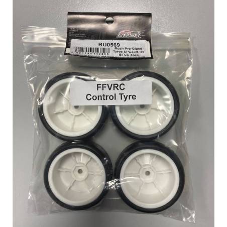 RUSH PRE-GLUED TYRES SPC32M - SCHUMACHER