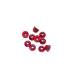 4 mm. ALU. NYLON NUT W/FLANGE RED (10 pcs) - UR1513-R - ULTIMATE