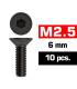 M2,5x6mm FLAT HEAD SCREWS (10 pcs) - UR1612506 - ULTIMATE