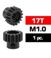 HSS STEEL M1.0 PINION GEAR 17T W/5.0mm BORE - ULTIMATE - UR4310-17