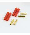 4.0mm BULLET CONNECTOR MALE/FEMALE (2pcs) - UR46206 - ULTIMATE