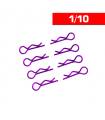 Body Clips 1/10 Purple (x8) - UR6411-P - ULTIMATE