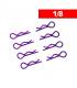 Body Clips 1/8 Purple (x8) - UR6412-P - ULTIMATE 