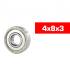 "4x8x3mm ""HS"" METAL SHIELDED BEARING SET (2pcs) - UR7816-2 - ULTIMA