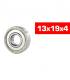 "13x19x4mm ""HS"" METAL SHIELDED BEARING SET (2pcs) - UR7852-2 - ULT