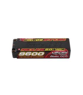 Lipo 2S 9600mah 7.6V HV 150C Stick PK5 - GENS ACE - GA96002S14D5