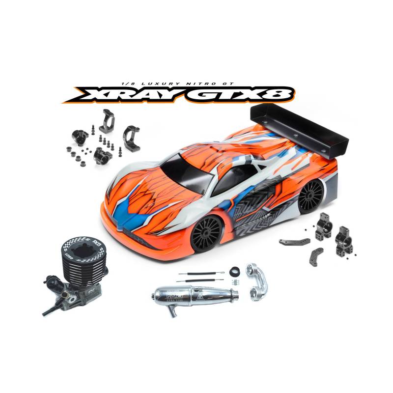 Kit Xray GTX'24 + Engine FX G501T + Pipe Efra 2168 - XRAY - 350505-C Kit Xray GTX'24 + Engine FX G501T + Pipe Efra 2168 - XRAY - 350505-C