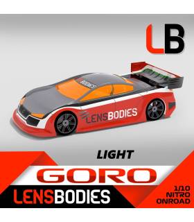 1/10 ONROAD BODY GORO LIGHT WEIGHT - HOT RACE