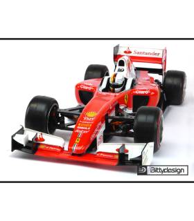 F1 Type-6C 1/10 clear body Light - BITTYDESIGN