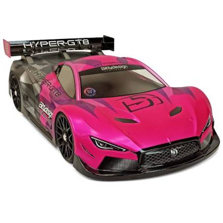 HYPER-GT8 1/8 GT clear body 325mm wheelbase - BITTYDESIGN